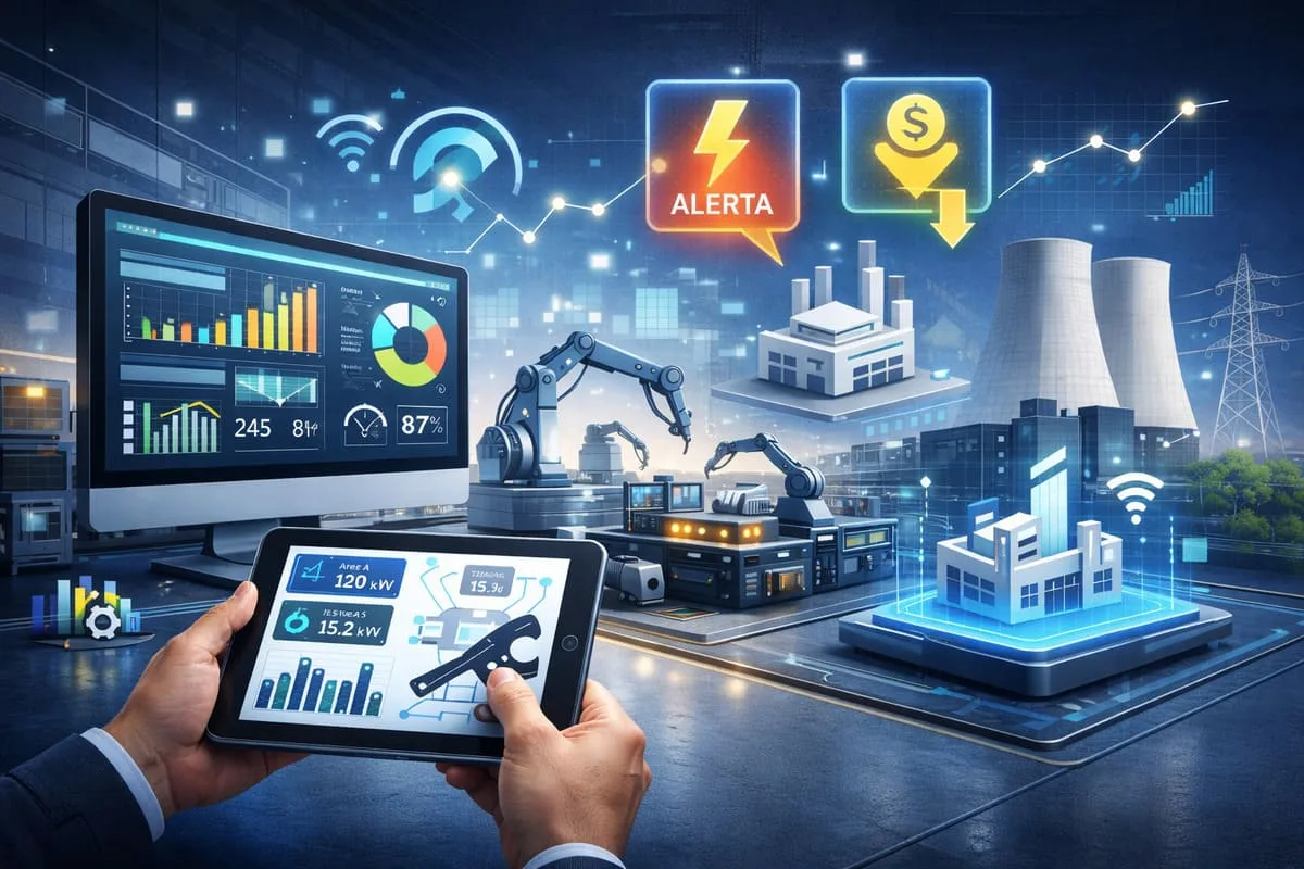Monitoreo de Energía Industrial I4.0